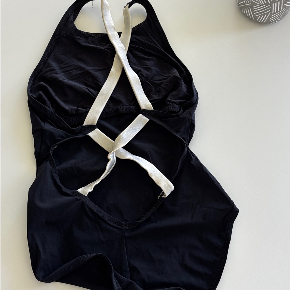 Anne Cole Black Bathing Suit with cut out back Size 10
